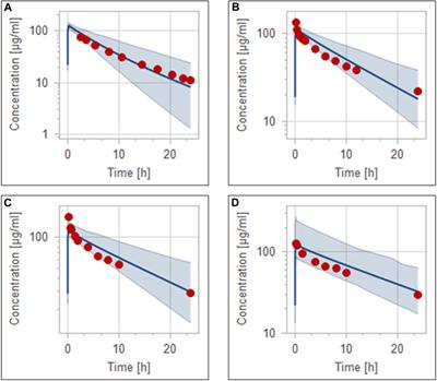 Physiologically-based pharmacokinetic modeling for single and multiple dosing regimens of ceftriaxone in healthy and chronic kidney disease populations: a tool for model-informed precision dosing